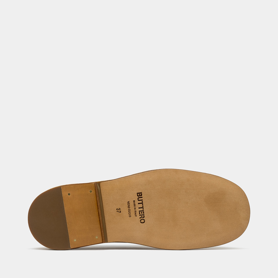 BUTTERO: SLIPPER ERCOLE IN SUEDE RAME