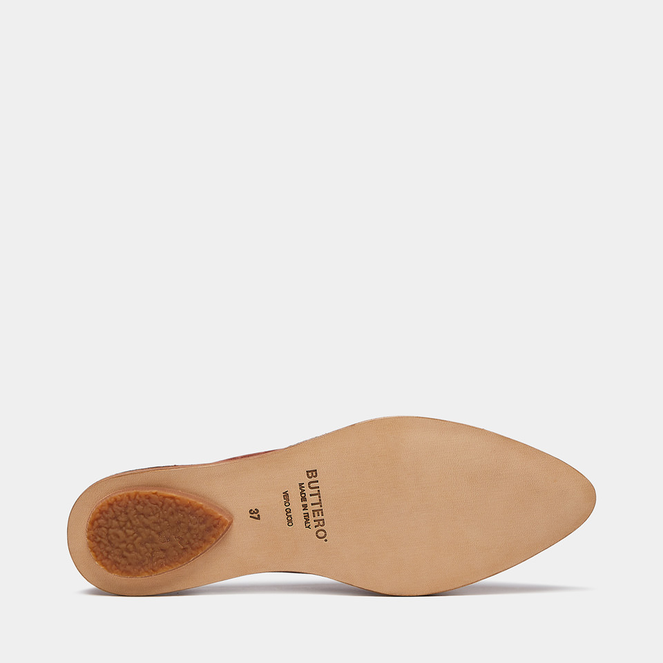 BUTTERO: SLIPPER RIVIERA IN SUEDE BISCOTTI