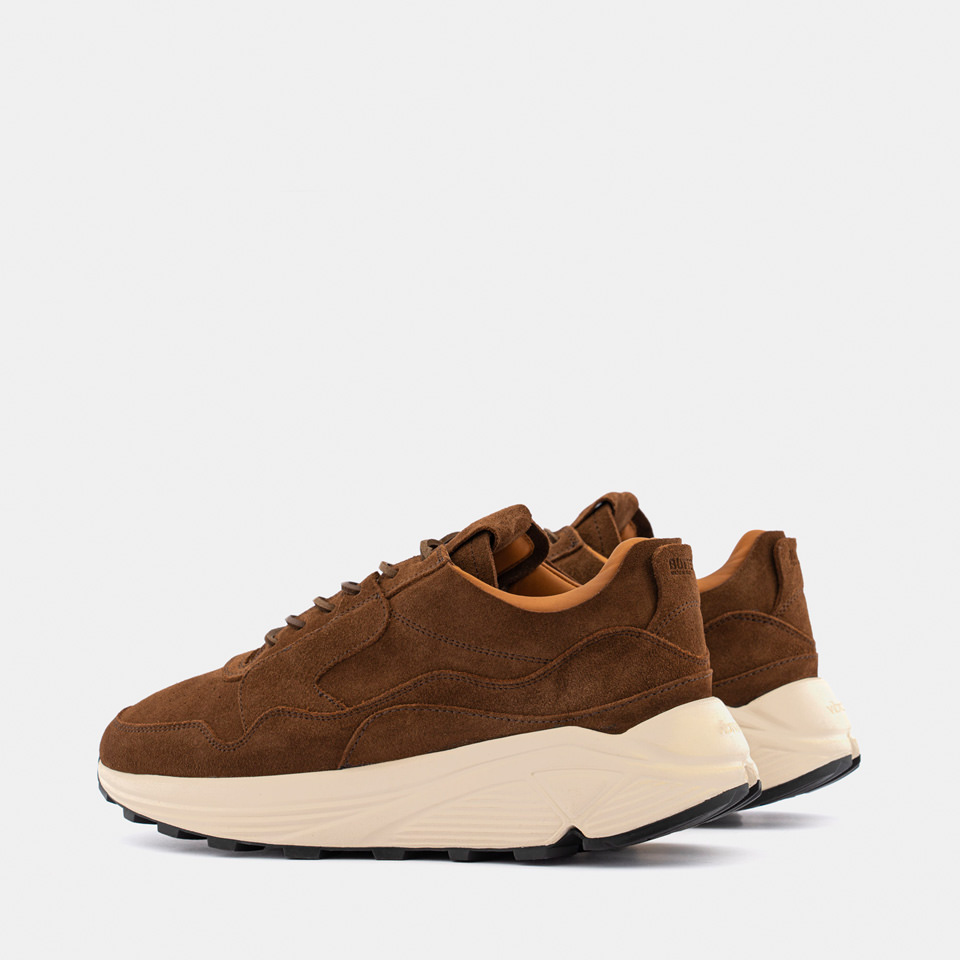 BUTTERO: SNEAKER VINCI IN SUEDE SIGARO