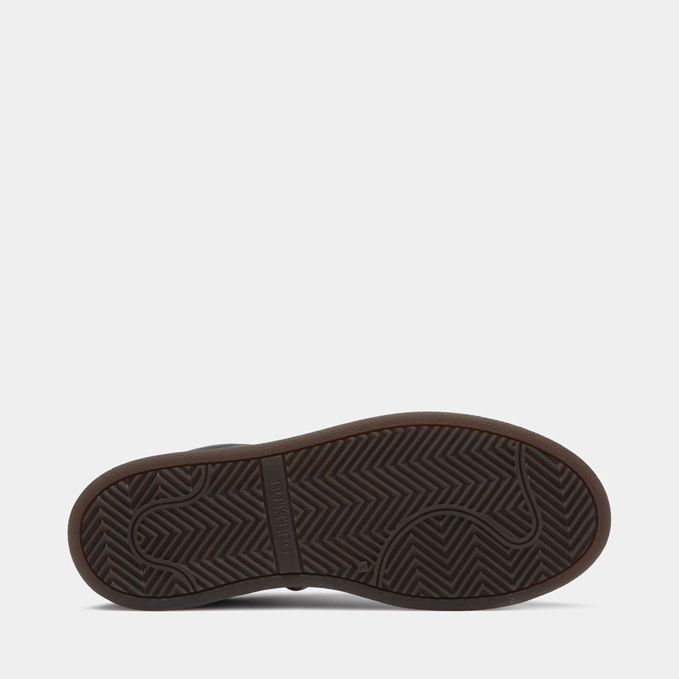 BUTTERO: BURRO SNEAKERS IN WALNUTS LEATHER