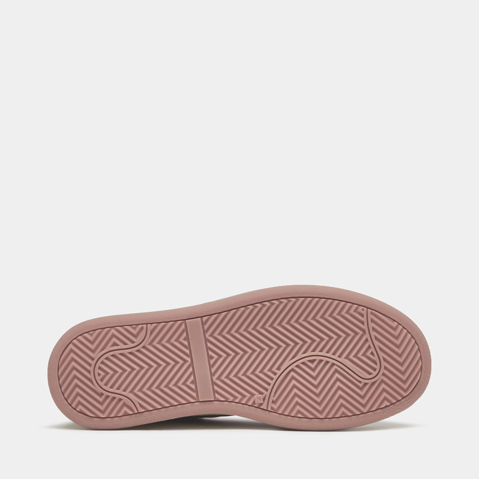 BUTTERO: CIRCOLO SNEAKERS IN ANTIQUE PINK LEATHER 