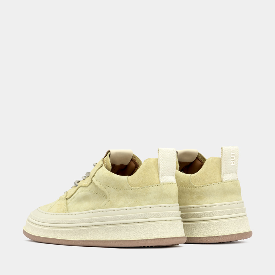 BUTTERO: CIRCOLO SNEAKERS IN STRAW SUEDE