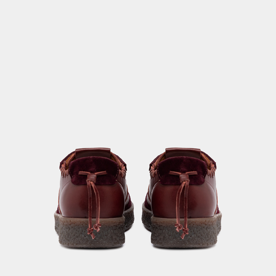 BUTTERO: SNEAKERS CRESPO IN PELLE DARK CHILE