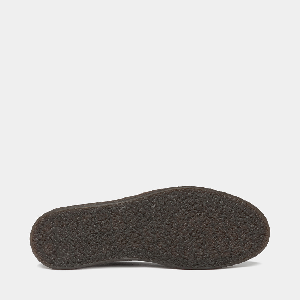BUTTERO: CRESPO SNEAKERS IN BLACK LEATHER
