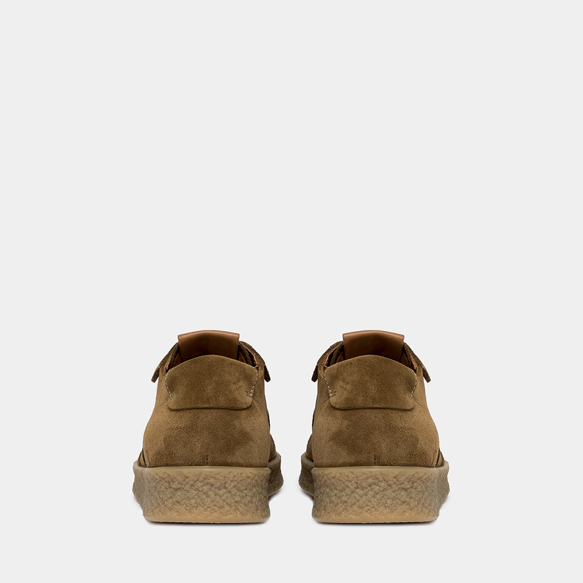 BUTTERO: CRESPO SNEAKERS IN CURRY YELLOW SUEDE