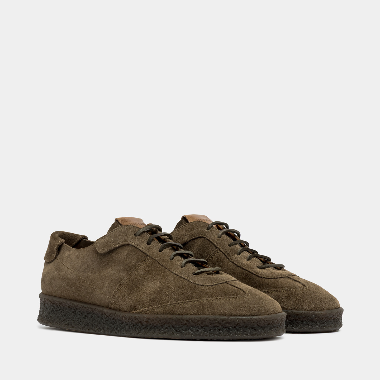 BUTTERO｜SNEAKERS ( CRESPO (B10600 VARC DG)) BUTTERO CRESPO SNEAKERS IN FOREST SUEDE B10500MASS-UG1/15