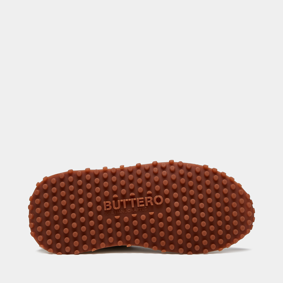 BUTTERO: SNEAKERS FUTURA IN NYLON E SUEDE LAMB