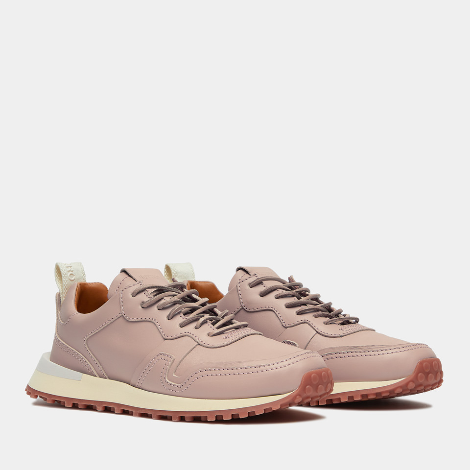 BUTTERO: SNEAKERS FUTURA IN PELLE ROSA ANTICO