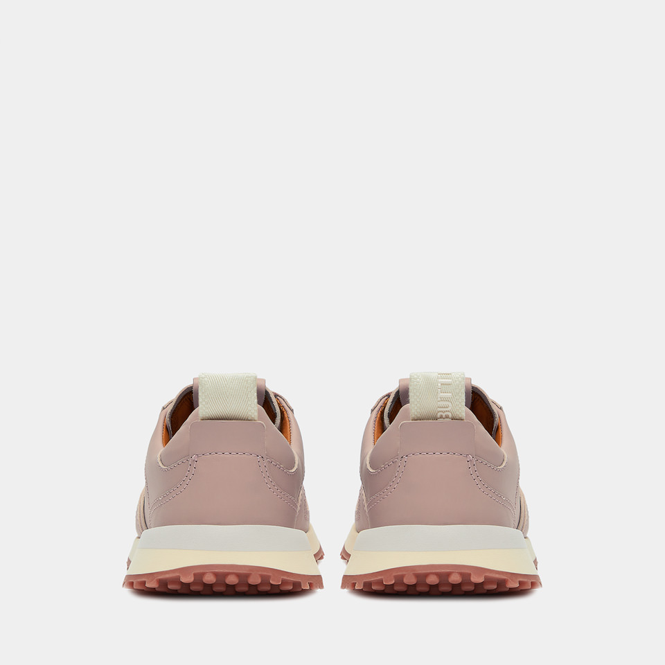 BUTTERO: SNEAKERS FUTURA IN PELLE ROSA ANTICO