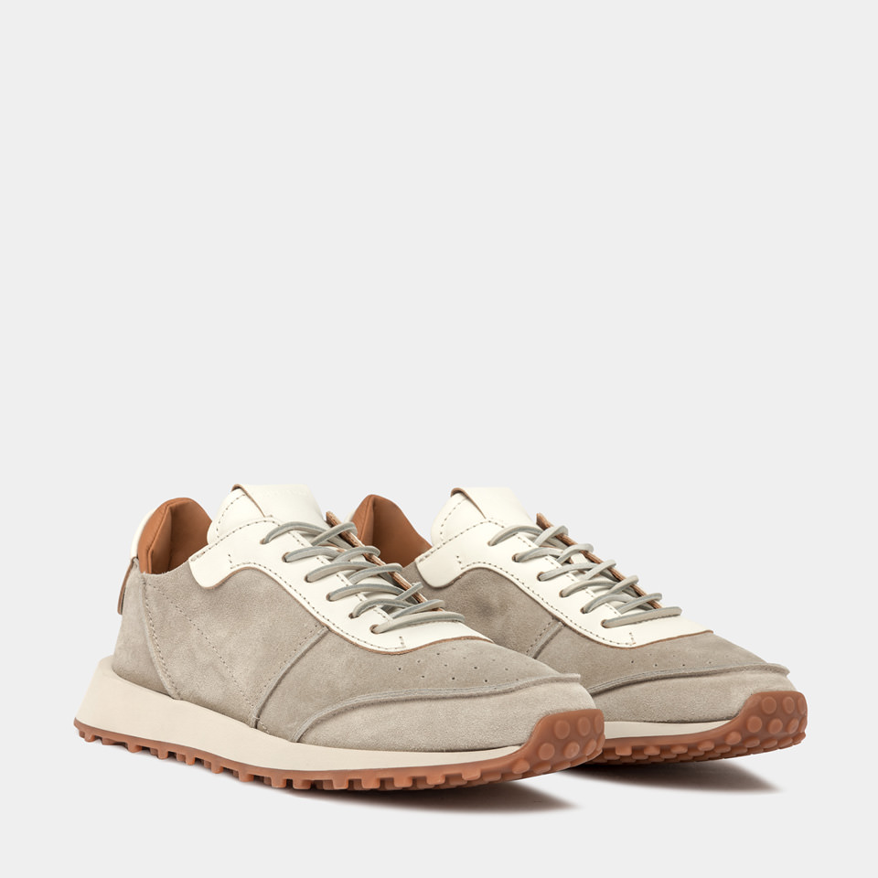 BUTTERO: SNEAKERS FUTURA IN SUEDE SPIAGGIA