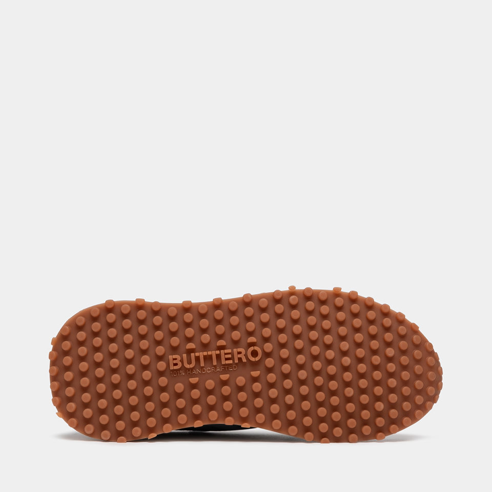 BUTTERO: SNEAKERS FUTURA IN SUEDE AVIATOR