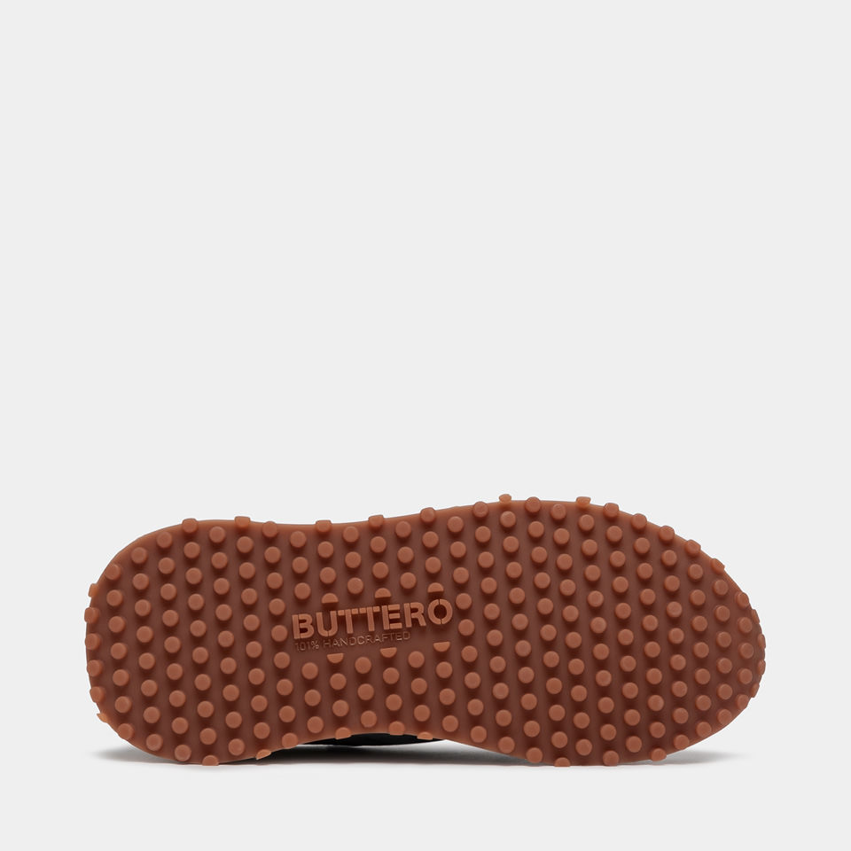 BUTTERO: SNEAKERS FUTURA IN SUEDE CURRY
