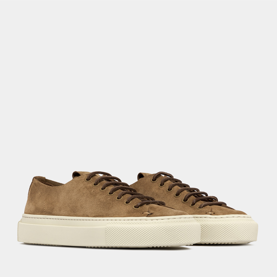 BUTTERO: SNEAKERS TANINA IN SUEDE RAME