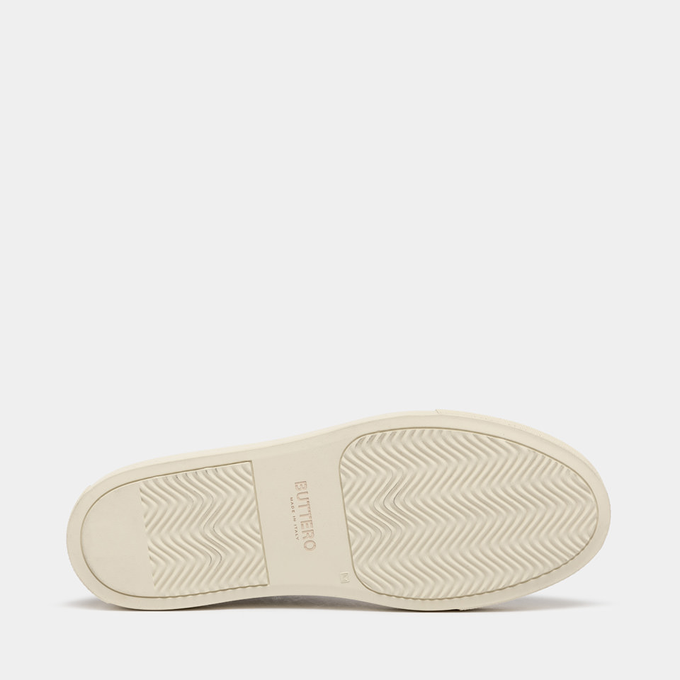 BUTTERO: SNEAKERS TANINO IN SUEDE COTTO