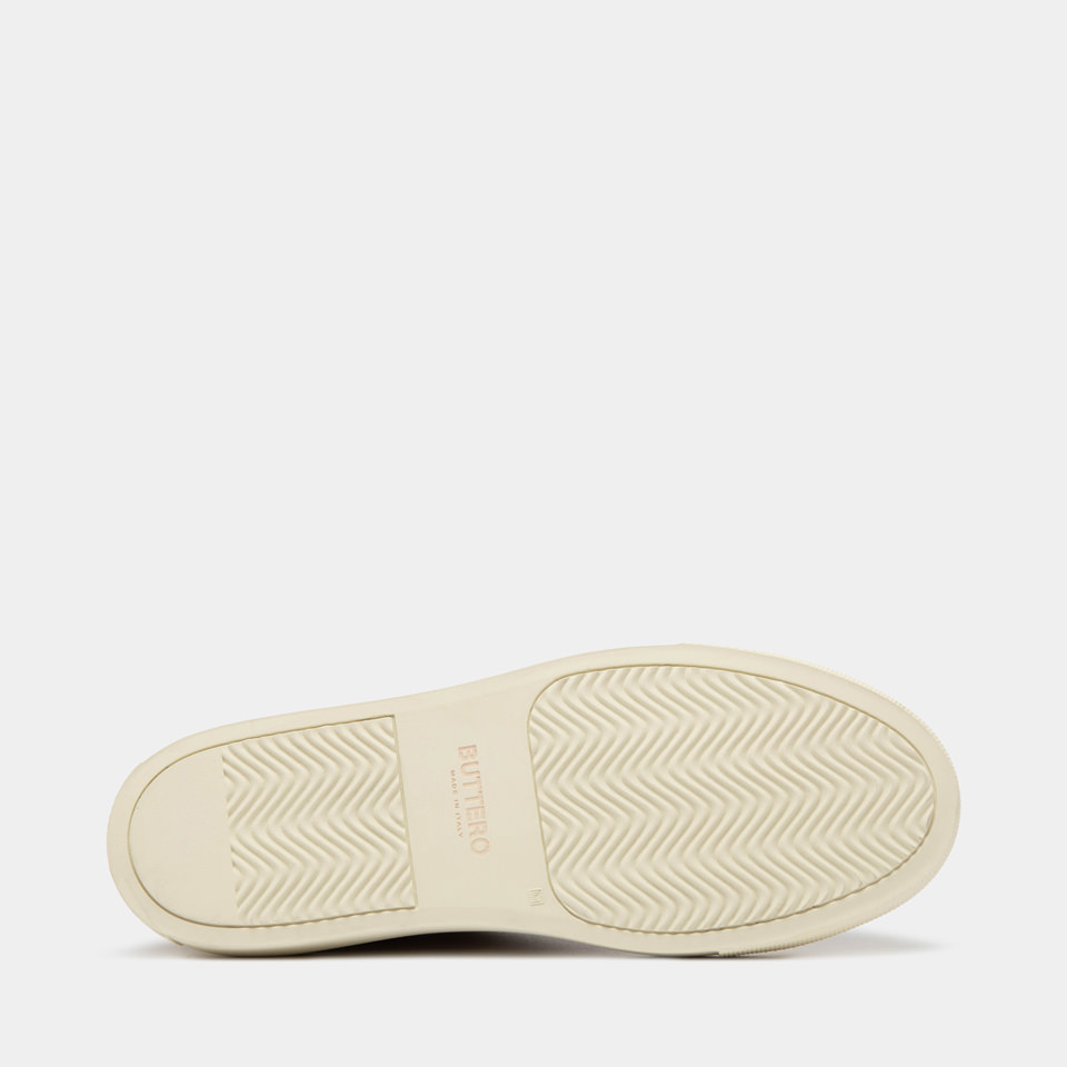 BUTTERO: TANINO SNEAKERS IN CURRY SUEDE