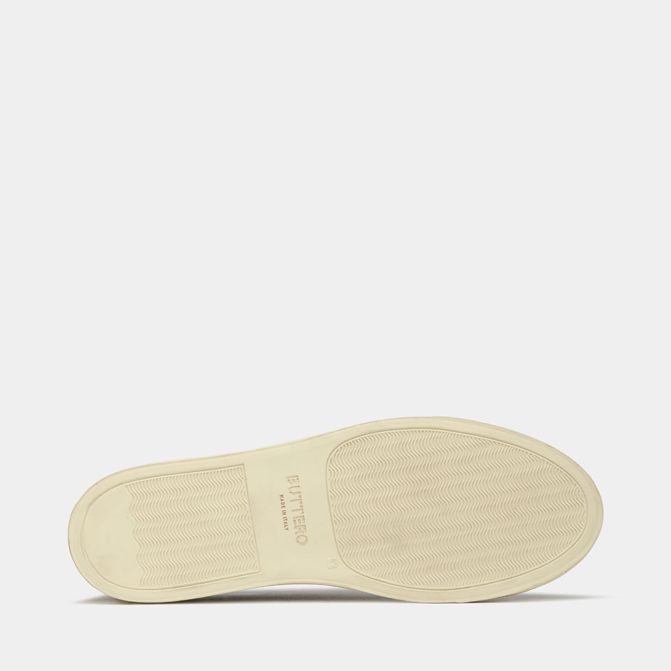 BUTTERO: SNEAKERS TANINO EN DAIM CIGARE