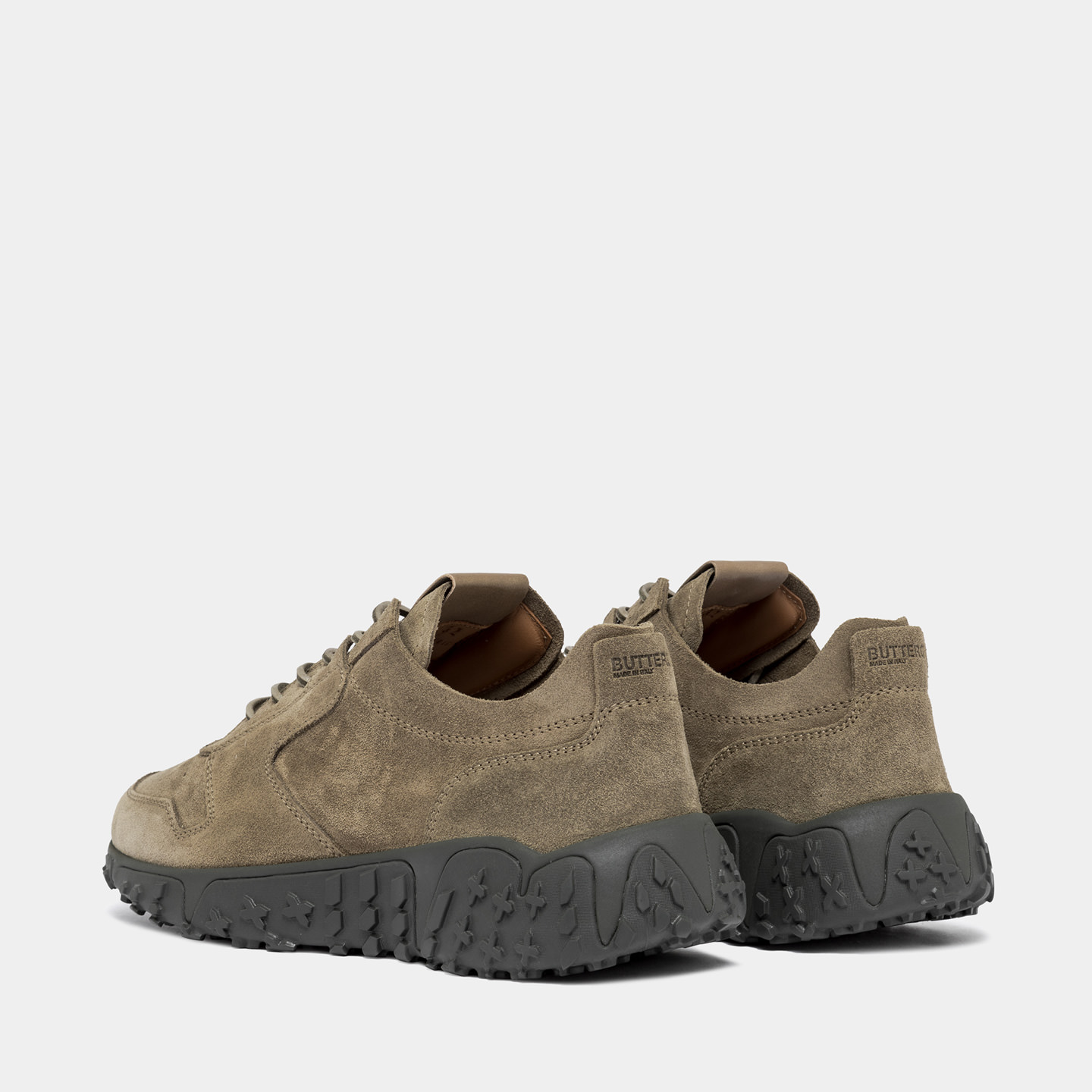 BUTTERO VINCI X SNEAKERS IN LEAD GRAY SUEDE B10540GORH-UG1
