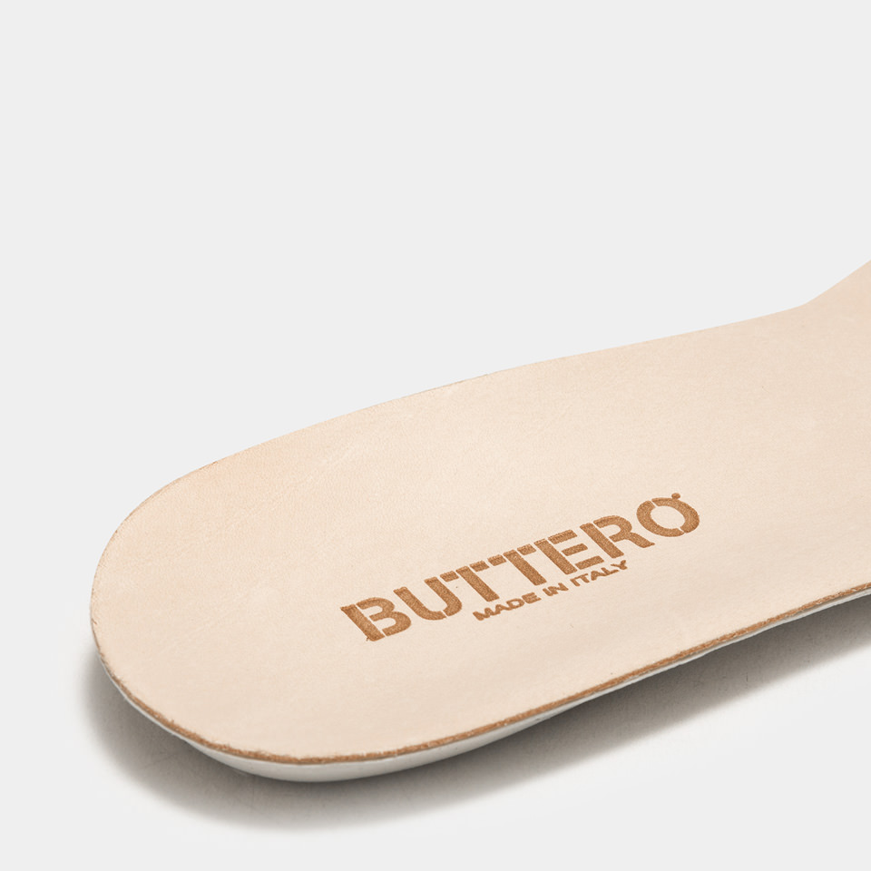 BUTTERO: STORIA LEATHER INSOLE FOR MEN