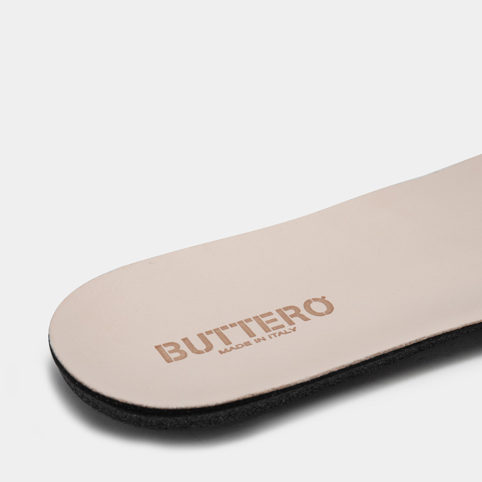 BUTTERO: CANALONE INSOLE IN NATURAL LEATHER FOR MEN
