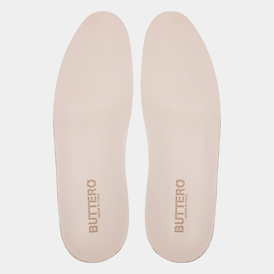 BUTTERO: ALPI/CANALONE INSOLE IN NATURAL LEATHER FOR MEN
