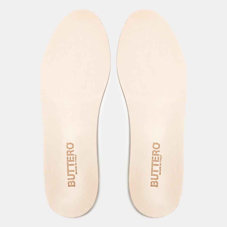 BUTTERO: FUTURA INSOLE IN NATURAL LEATHER FOR MEN