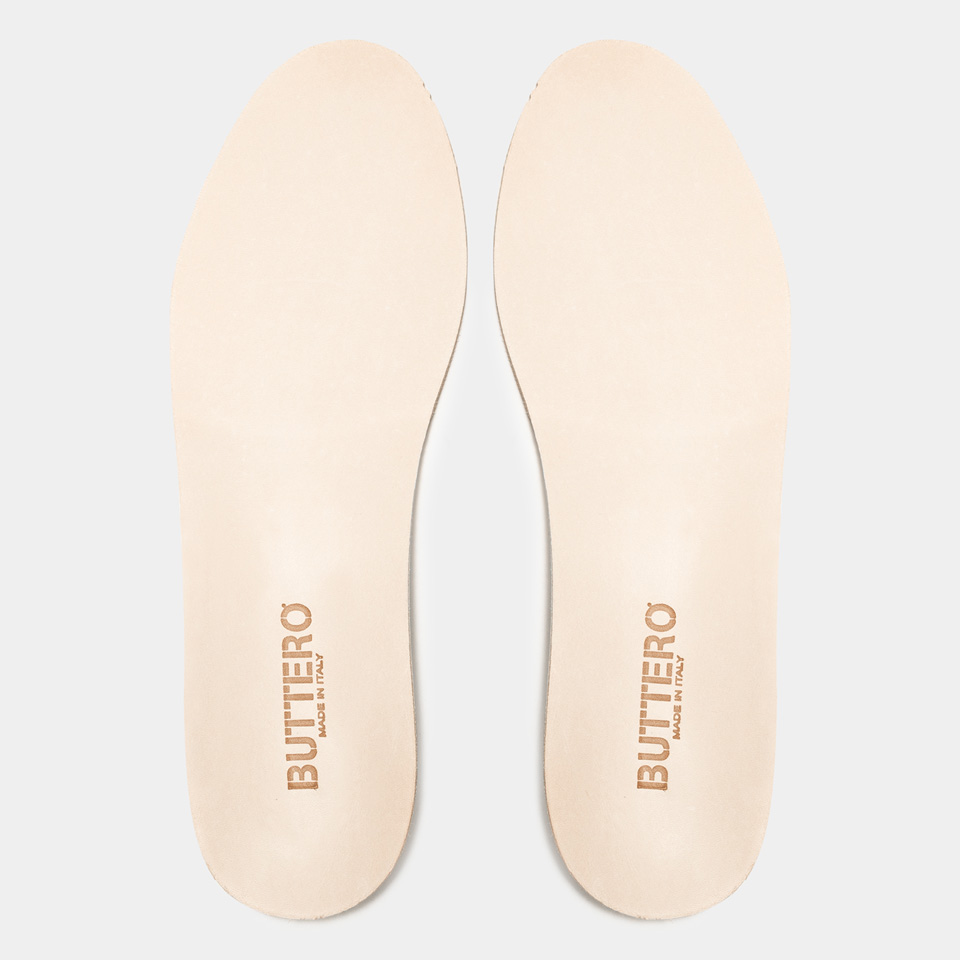 BUTTERO: FUTURA INSOLE IN NATURAL LEATHER FOR MEN