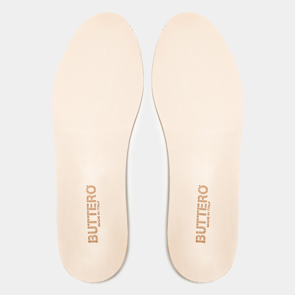 BUTTERO: SEMELLE EN CUIR CIRCOLO POUR HOMME