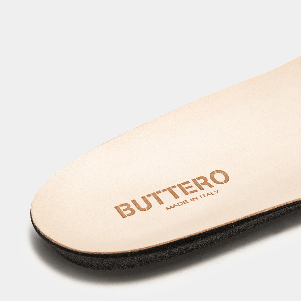 BUTTERO: CARGO/T.BONE INSOLE IN NATURAL LEATHER FOR MEN