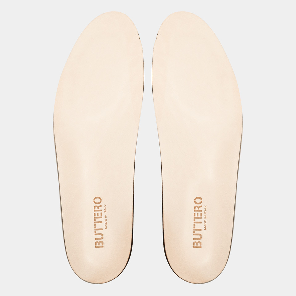 BUTTERO: T.BONE INSOLE IN NATURAL LEATHER FOR MEN