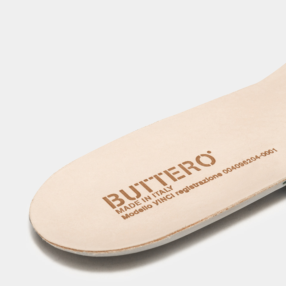 BUTTERO: VINCI INSOLE IN NATURAL LEATHER FOR MEN