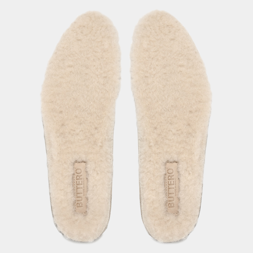 BUTTERO: SEMELLE EN SHEARLING STORIA POUR HOMME