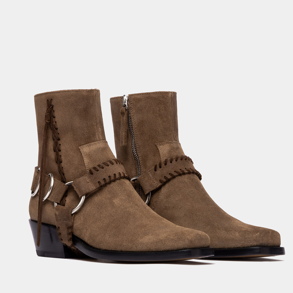 BUTTERO: STIVALE DALTON  IN SUEDE MARRONE