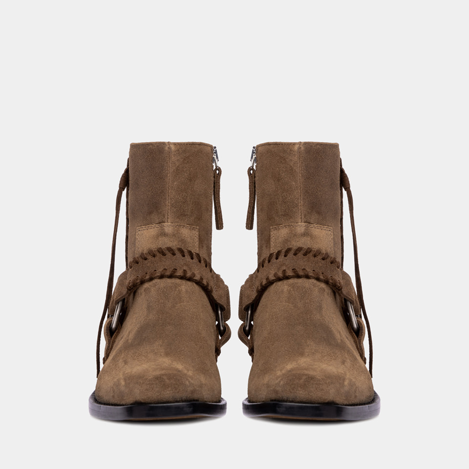 BUTTERO: STIVALE DALTON  IN SUEDE MARRONE