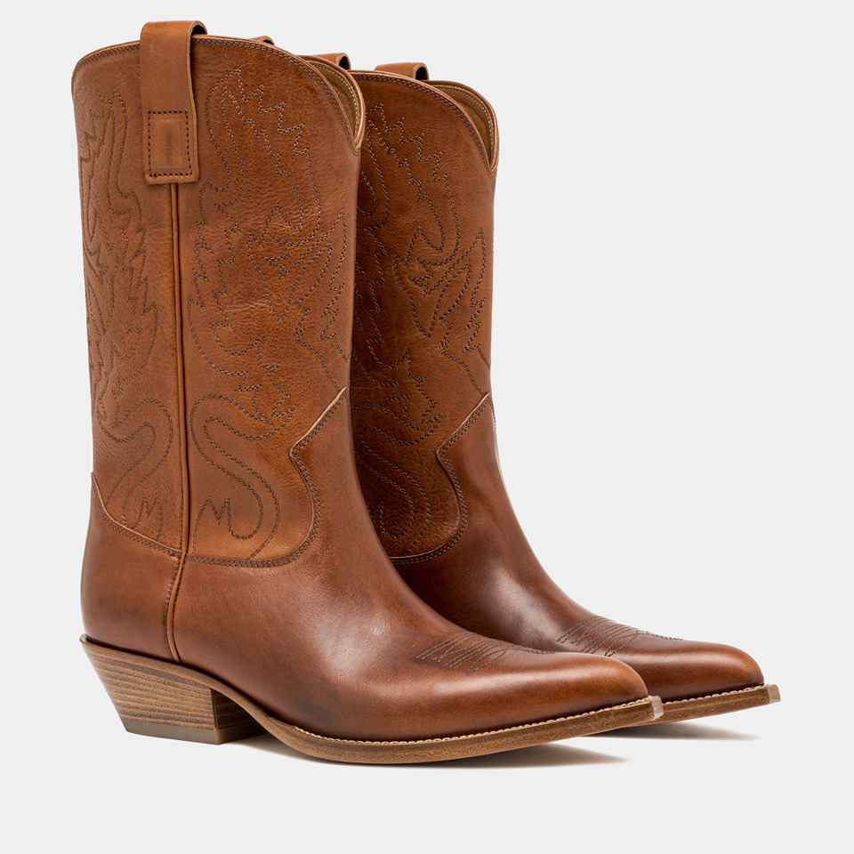 BUTTERO: STIVALE FLEE IN PELLE CORTECCIA