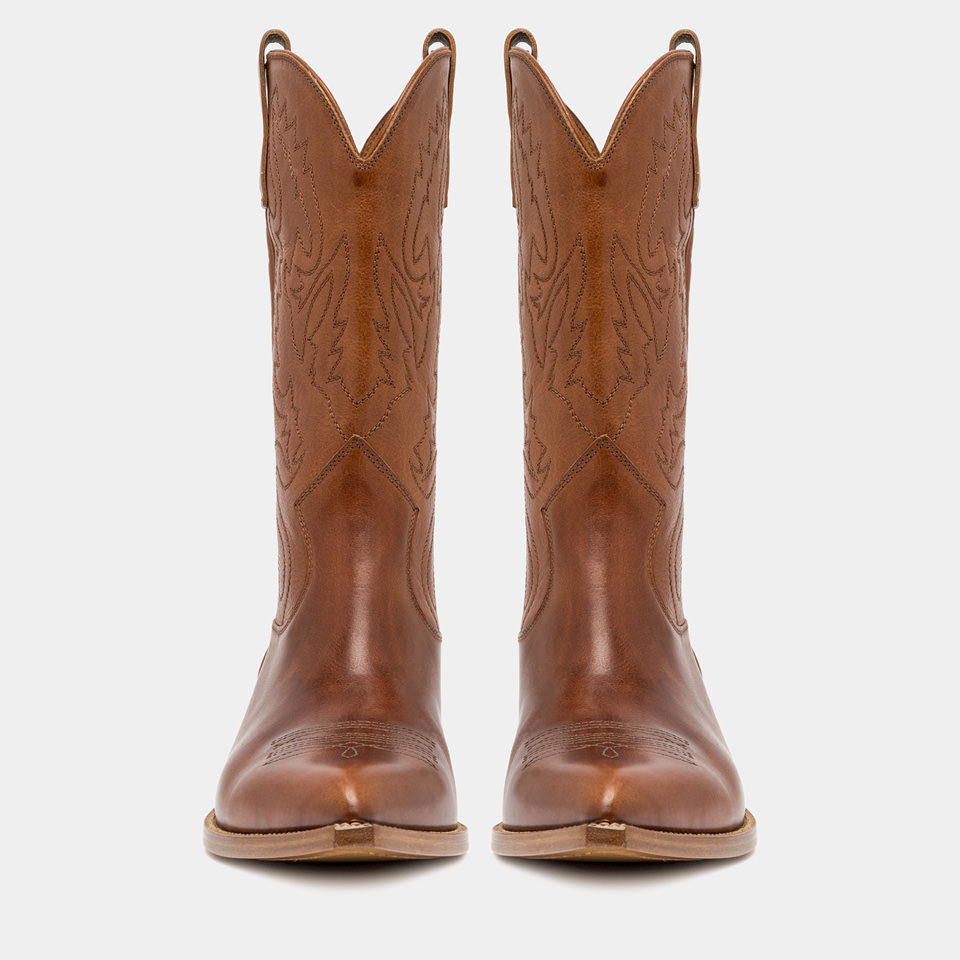 BUTTERO: STIVALE FLEE IN PELLE CORTECCIA