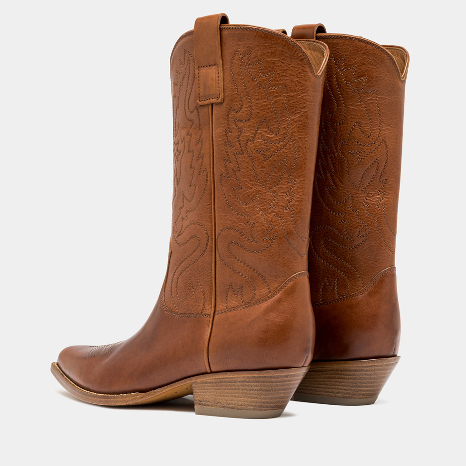 BUTTERO: STIVALE FLEE IN PELLE CORTECCIA