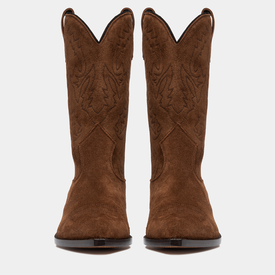 BUTTERO: STIVALE FLEE IN SUEDE SIGARO