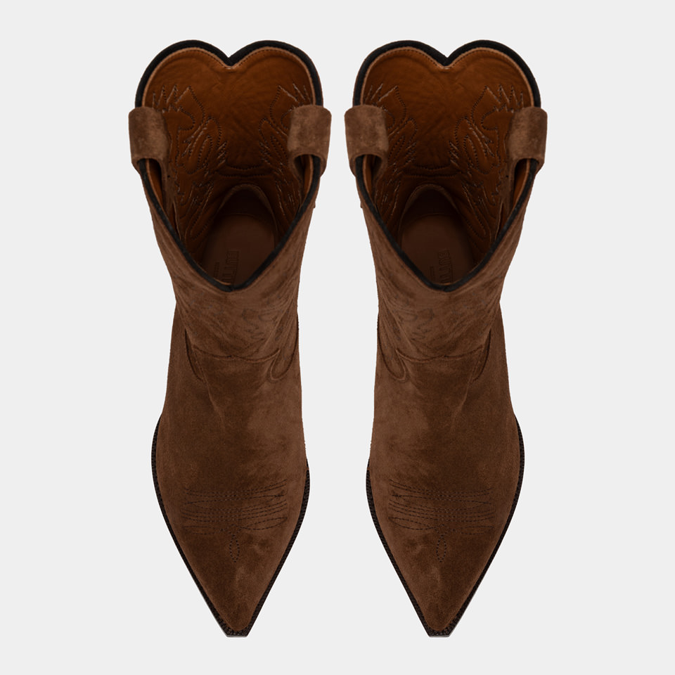 BUTTERO: STIVALE FLEE IN SUEDE SIGARO