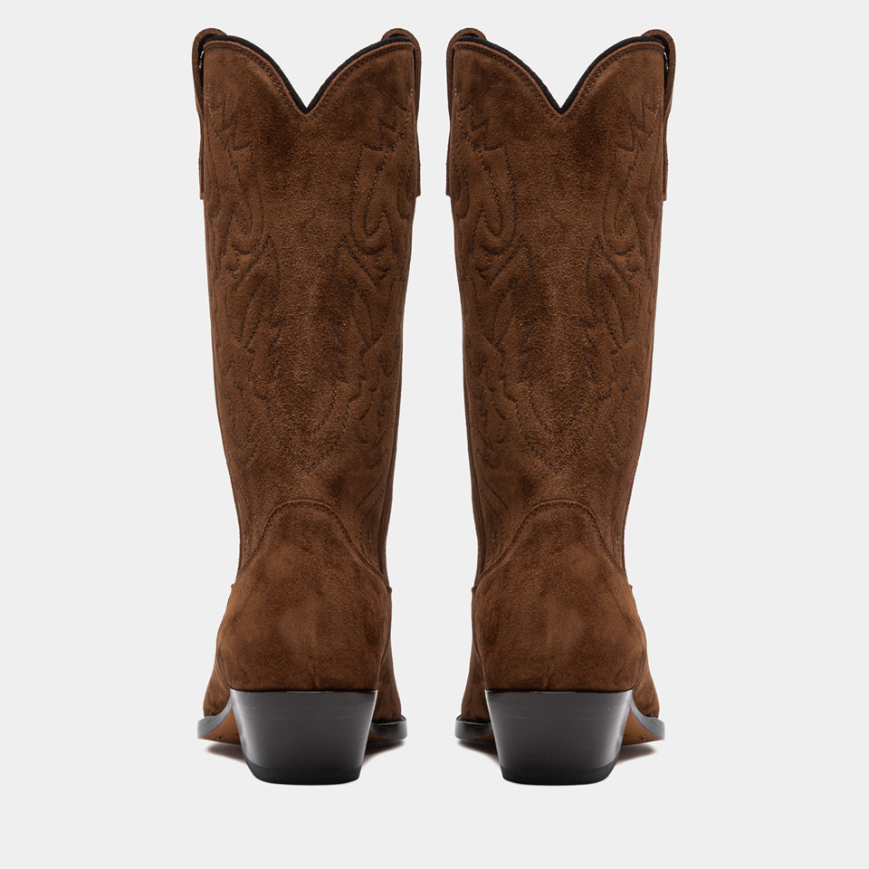 BUTTERO: STIVALE FLEE IN SUEDE SIGARO