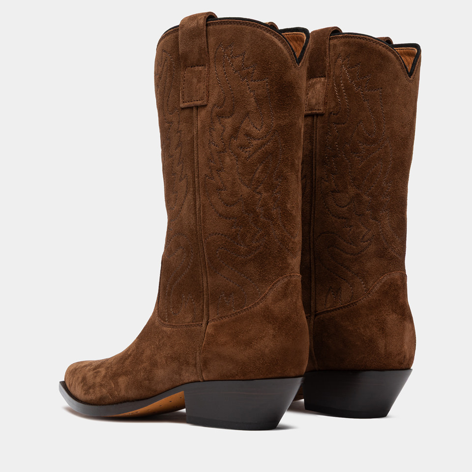 BUTTERO: STIVALE FLEE IN SUEDE SIGARO