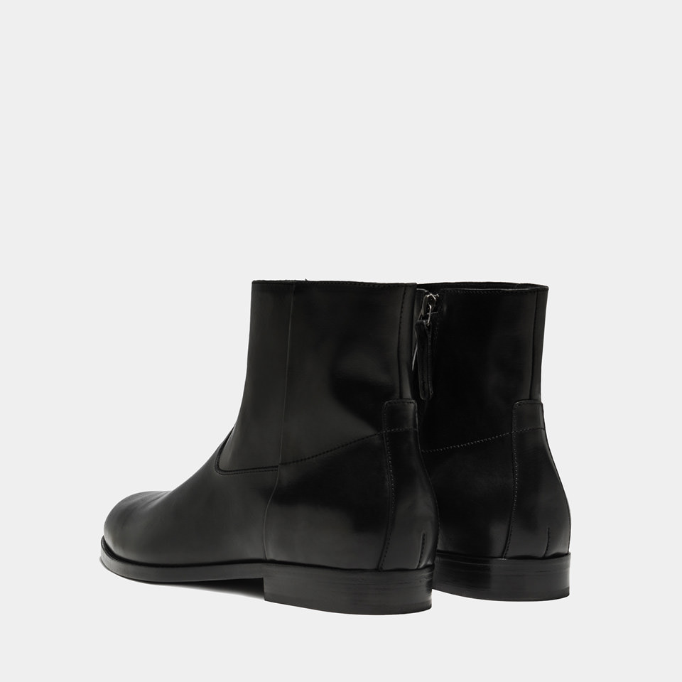 BUTTERO: FLOYD BOOTS IN BLACK LEATHER