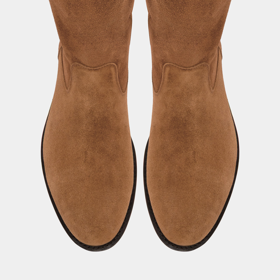 BUTTERO: STIVALE FLOYD IN SUEDE TERRA