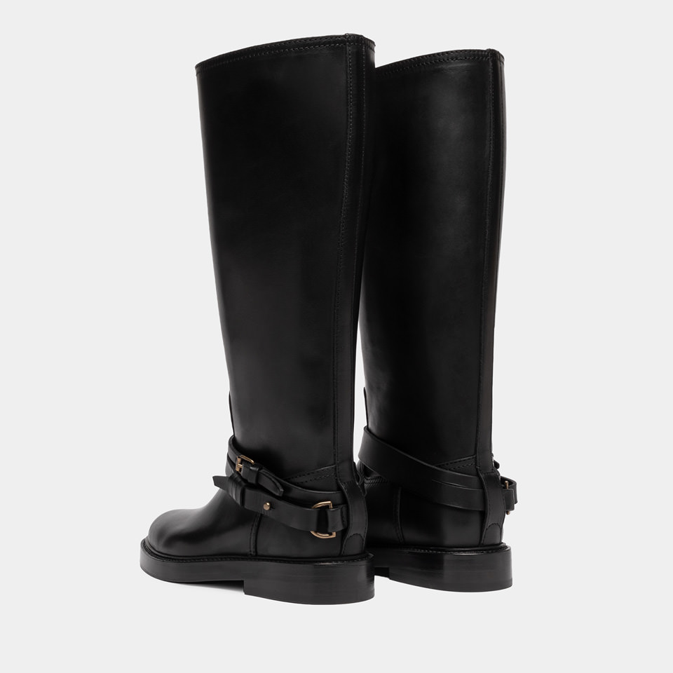 BUTTERO: STIVALE LAYDEE IN PELLE NERO