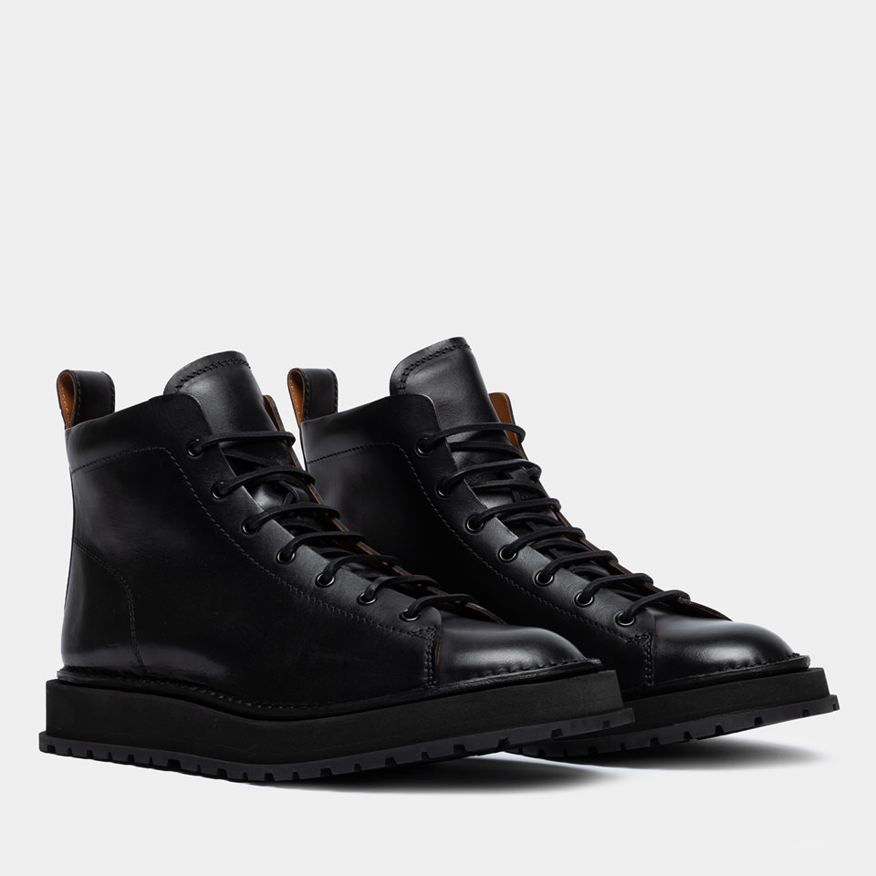 BUTTERO: STIVALETTO AEDI IN PELLE NERO