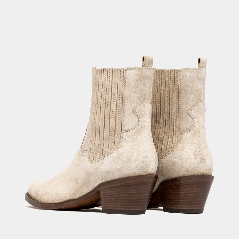 BUTTERO: ANNIE BOOTS IN COOKIE BROWN SUEDE