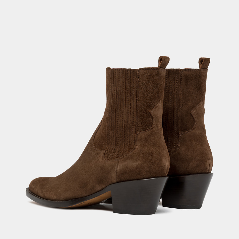 BUTTERO: STIVALETTO ANNIE IN SUEDE SIGARO 
