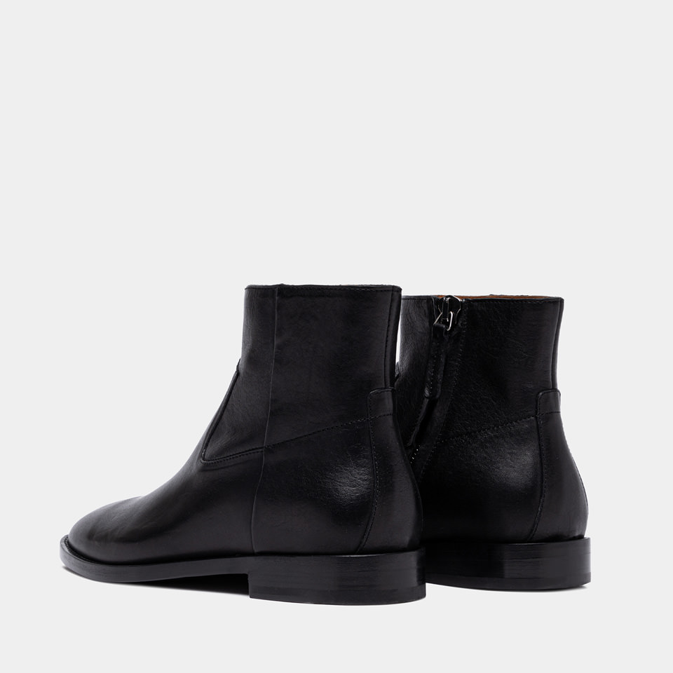 BUTTERO: STIVALETTO CASENTINO IN PELLE NERO