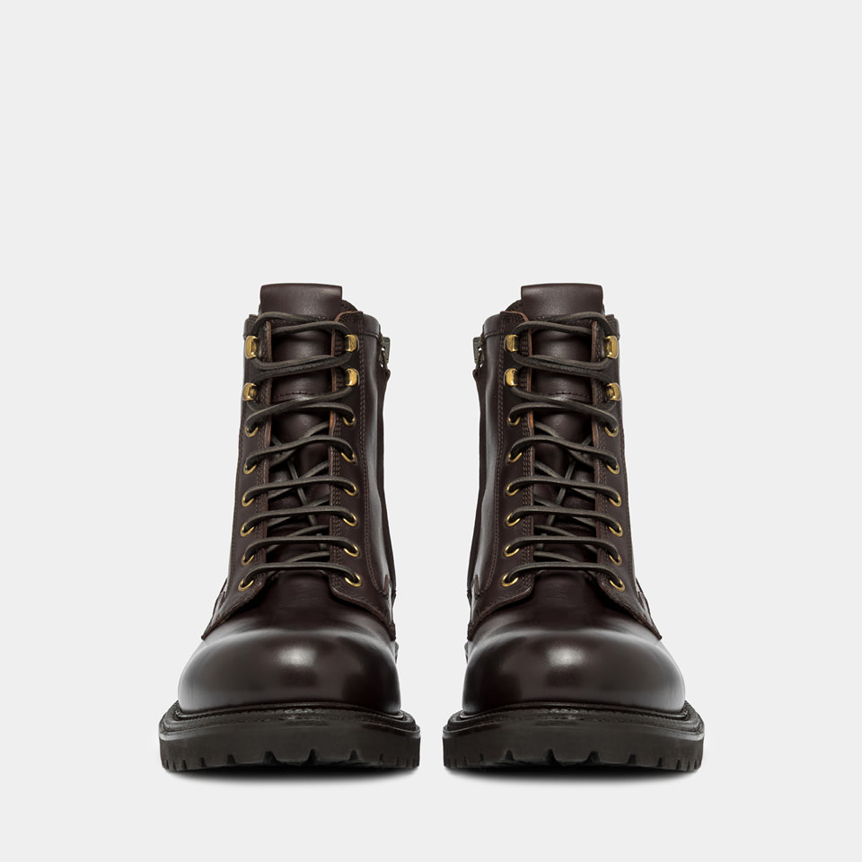 BUTTERO: FIORENTINA ANKLE BOOTS IN EBONY BLACK LEATHER