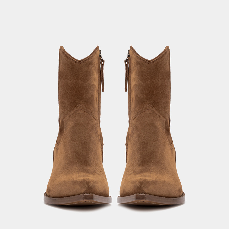 BUTTERO: STIVALETTO FLEE IN SUEDE TERRA