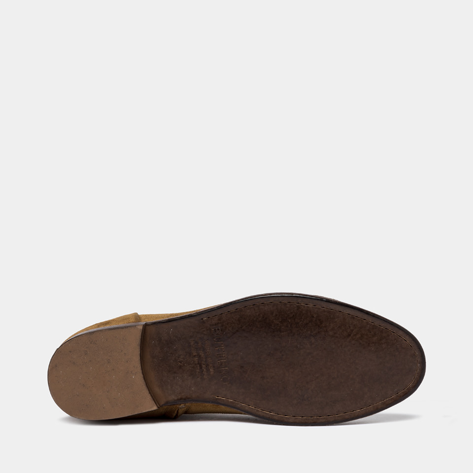 BUTTERO: STIVALETTO FLOYD IN SUEDE CURRY